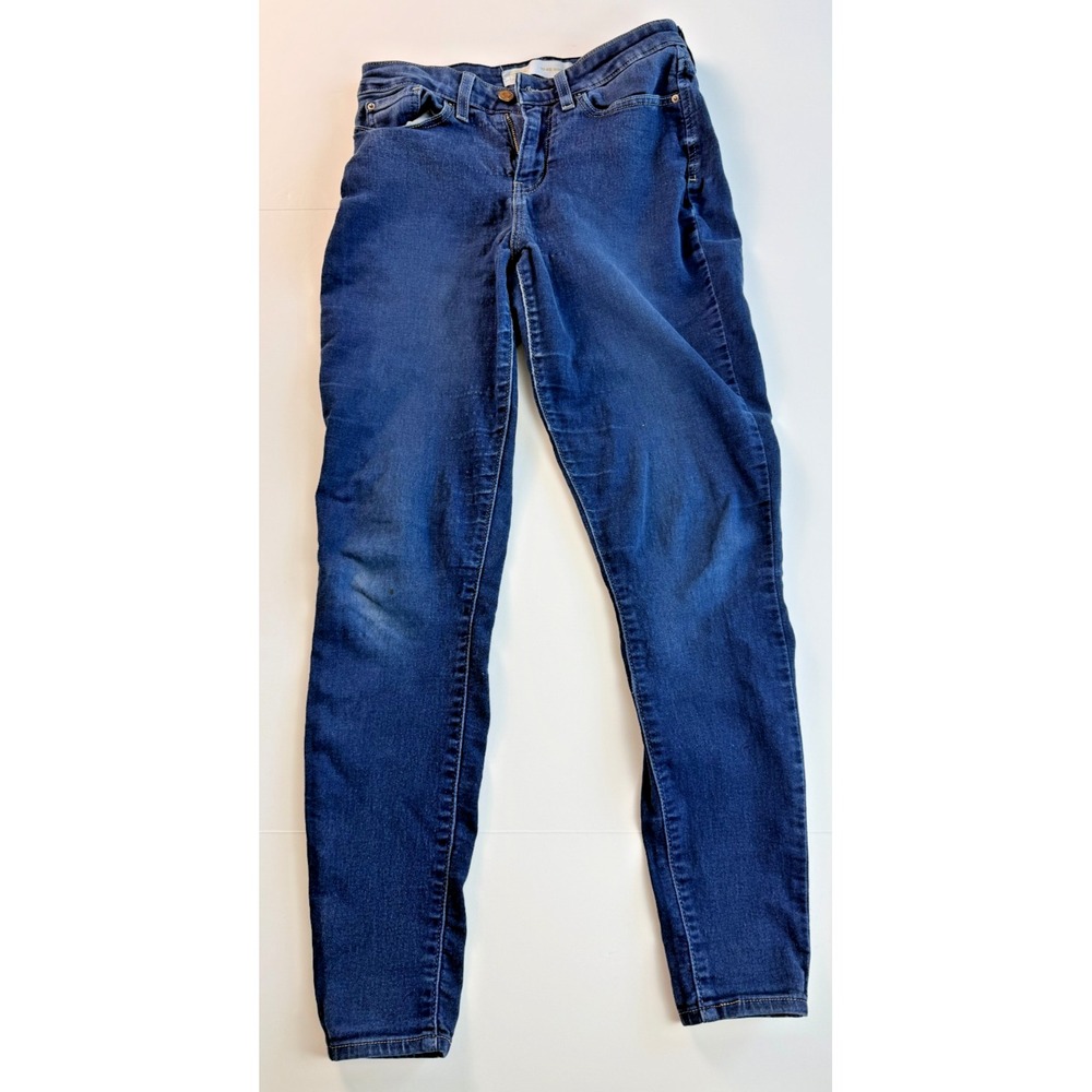 Levi Strauss Signature Gold Mid Rise Skinny Jeans Womens 6M W28 L30 Blue
